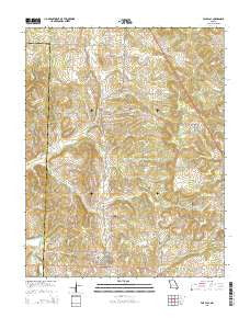 Fair Play Missouri Current topographic map, 1:24000 scale, 7.5 X 7.5 Minute, Year 2015