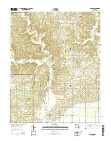 Fairdealing Missouri Current topographic map, 1:24000 scale, 7.5 X 7.5 Minute, Year 2015