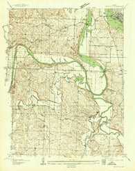 Fairfax Missouri Historical topographic map, 1:24000 scale, 7.5 X 7.5 Minute, Year 1936