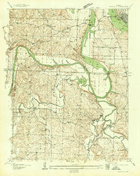 Fairfax Missouri Historical topographic map, 1:24000 scale, 7.5 X 7.5 Minute, Year 1936