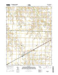 Farber Missouri Current topographic map, 1:24000 scale, 7.5 X 7.5 Minute, Year 2015