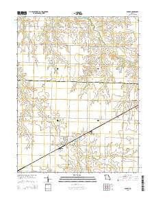 Farber Missouri Current topographic map, 1:24000 scale, 7.5 X 7.5 Minute, Year 2015