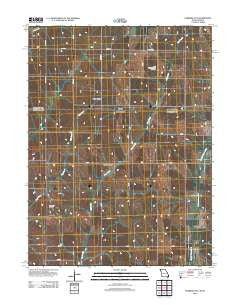 Farmers City Missouri Historical topographic map, 1:24000 scale, 7.5 X 7.5 Minute, Year 2012