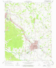 Farmington Missouri Historical topographic map, 1:24000 scale, 7.5 X 7.5 Minute, Year 1964