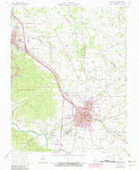 Farmington Missouri Historical topographic map, 1:24000 scale, 7.5 X 7.5 Minute, Year 1964