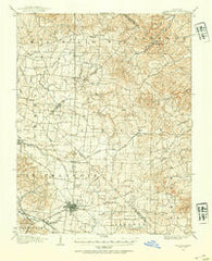 Farmington Missouri Historical topographic map, 1:62500 scale, 15 X 15 Minute, Year 1904
