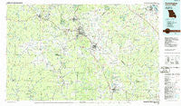 Farmington Missouri Historical topographic map, 1:100000 scale, 30 X 60 Minute, Year 1986
