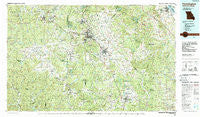 Farmington Missouri Historical topographic map, 1:100000 scale, 30 X 60 Minute, Year 1987
