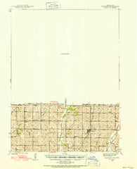 Farragut Iowa Historical topographic map, 1:62500 scale, 15 X 15 Minute, Year 1939