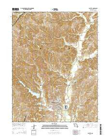 Fayette Missouri Current topographic map, 1:24000 scale, 7.5 X 7.5 Minute, Year 2014
