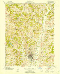 Fayette Missouri Historical topographic map, 1:24000 scale, 7.5 X 7.5 Minute, Year 1953