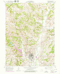Fayette Missouri Historical topographic map, 1:24000 scale, 7.5 X 7.5 Minute, Year 1953