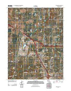 Ferrelview Missouri Historical topographic map, 1:24000 scale, 7.5 X 7.5 Minute, Year 2012