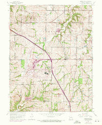 Ferrelview Missouri Historical topographic map, 1:24000 scale, 7.5 X 7.5 Minute, Year 1961
