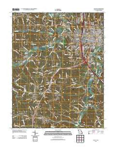Festus Missouri Historical topographic map, 1:24000 scale, 7.5 X 7.5 Minute, Year 2012