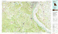 Festus Missouri Historical topographic map, 1:100000 scale, 30 X 60 Minute, Year 1985