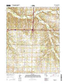Fidelity Missouri Current topographic map, 1:24000 scale, 7.5 X 7.5 Minute, Year 2015