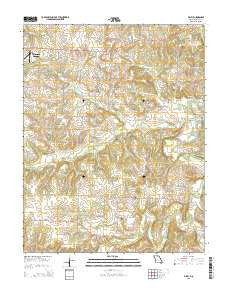 Filley Missouri Current topographic map, 1:24000 scale, 7.5 X 7.5 Minute, Year 2015