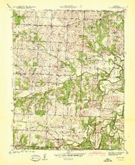 Filley Missouri Historical topographic map, 1:24000 scale, 7.5 X 7.5 Minute, Year 1940