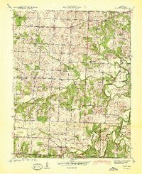 Filley Missouri Historical topographic map, 1:24000 scale, 7.5 X 7.5 Minute, Year 1940