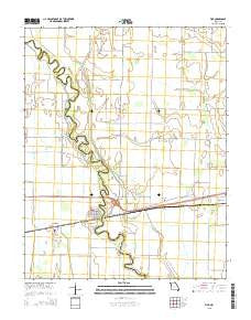 Fisk Missouri Current topographic map, 1:24000 scale, 7.5 X 7.5 Minute, Year 2015