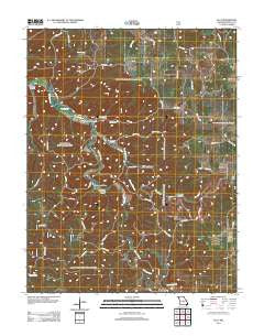 Flat Missouri Historical topographic map, 1:24000 scale, 7.5 X 7.5 Minute, Year 2012