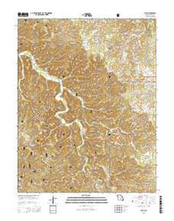 Flat Missouri Current topographic map, 1:24000 scale, 7.5 X 7.5 Minute, Year 2015