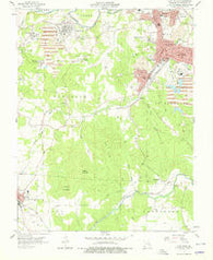 Flat River Missouri Historical topographic map, 1:24000 scale, 7.5 X 7.5 Minute, Year 1958