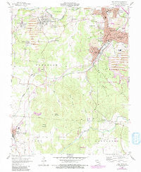 Flat River Missouri Historical topographic map, 1:24000 scale, 7.5 X 7.5 Minute, Year 1958