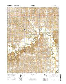 Flat Creek Missouri Current topographic map, 1:24000 scale, 7.5 X 7.5 Minute, Year 2015