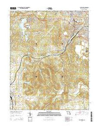 Flat River Missouri Current topographic map, 1:24000 scale, 7.5 X 7.5 Minute, Year 2015