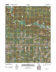 Flatwoods Missouri Historical topographic map, 1:24000 scale, 7.5 X 7.5 Minute, Year 2011