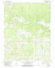 Flatwoods Missouri Historical topographic map, 1:24000 scale, 7.5 X 7.5 Minute, Year 1979