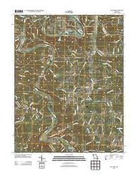 Fletcher Missouri Historical topographic map, 1:24000 scale, 7.5 X 7.5 Minute, Year 2012