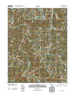 Fletcher Missouri Historical topographic map, 1:24000 scale, 7.5 X 7.5 Minute, Year 2012