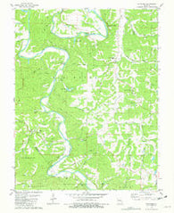 Fletcher Missouri Historical topographic map, 1:24000 scale, 7.5 X 7.5 Minute, Year 1981
