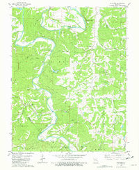 Fletcher Missouri Historical topographic map, 1:24000 scale, 7.5 X 7.5 Minute, Year 1981