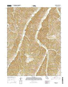 Florence Missouri Current topographic map, 1:24000 scale, 7.5 X 7.5 Minute, Year 2015