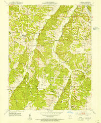 Florence Missouri Historical topographic map, 1:24000 scale, 7.5 X 7.5 Minute, Year 1953