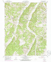 Florence Missouri Historical topographic map, 1:24000 scale, 7.5 X 7.5 Minute, Year 1953
