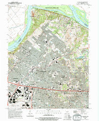Florissant Missouri Historical topographic map, 1:24000 scale, 7.5 X 7.5 Minute, Year 1994