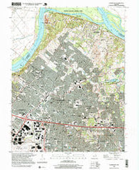 Florissant Missouri Historical topographic map, 1:24000 scale, 7.5 X 7.5 Minute, Year 1998