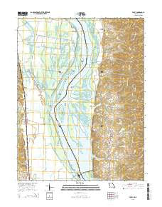 Foley Missouri Current topographic map, 1:24000 scale, 7.5 X 7.5 Minute, Year 2015