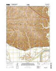 Forbes Missouri Current topographic map, 1:24000 scale, 7.5 X 7.5 Minute, Year 2015