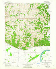 Forbes Missouri Historical topographic map, 1:24000 scale, 7.5 X 7.5 Minute, Year 1961