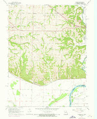 Forbes Missouri Historical topographic map, 1:24000 scale, 7.5 X 7.5 Minute, Year 1961
