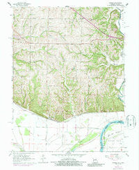 Forbes Missouri Historical topographic map, 1:24000 scale, 7.5 X 7.5 Minute, Year 1961