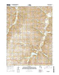 Fordham Missouri Current topographic map, 1:24000 scale, 7.5 X 7.5 Minute, Year 2015