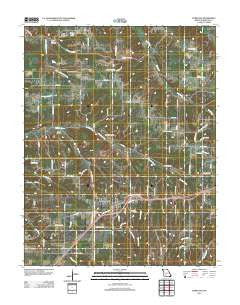 Fordland Missouri Historical topographic map, 1:24000 scale, 7.5 X 7.5 Minute, Year 2012