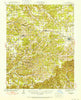 Fordland Missouri Historical topographic map, 1:62500 scale, 15 X 15 Minute, Year 1939